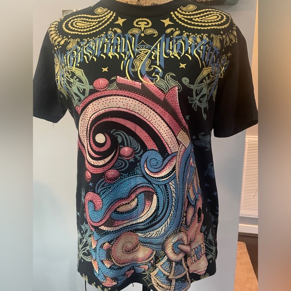 Christian Audigier size M t-shirt - Picture 1 of 7